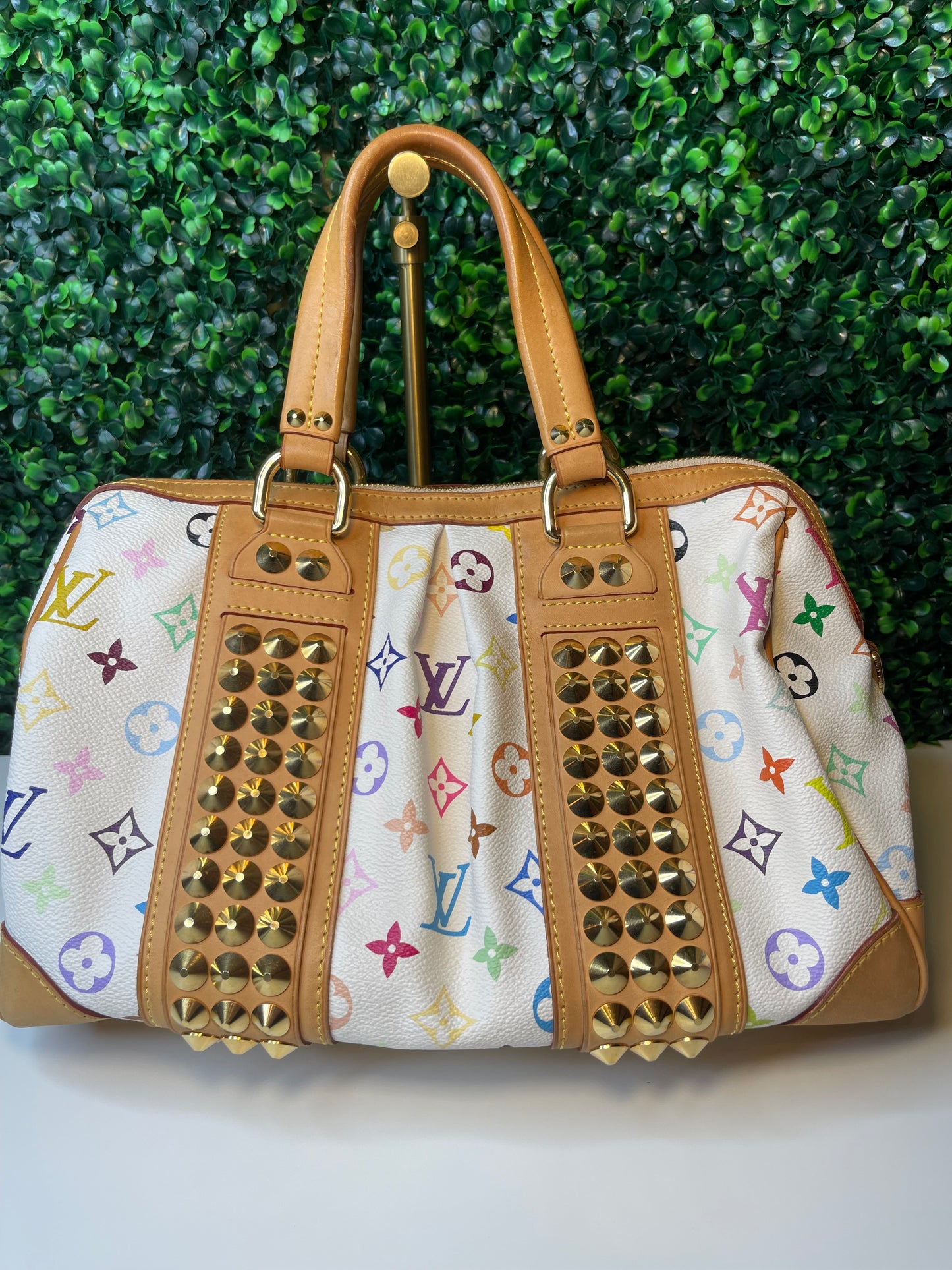 Louis Vuitton White Multicolor Courtney MM
