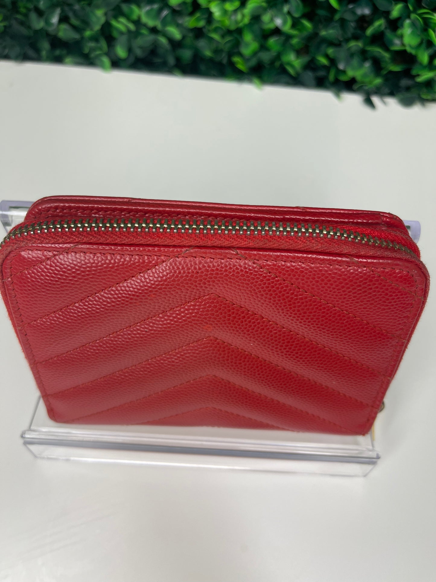 Saint Laurent YSL Compact zip around wallet