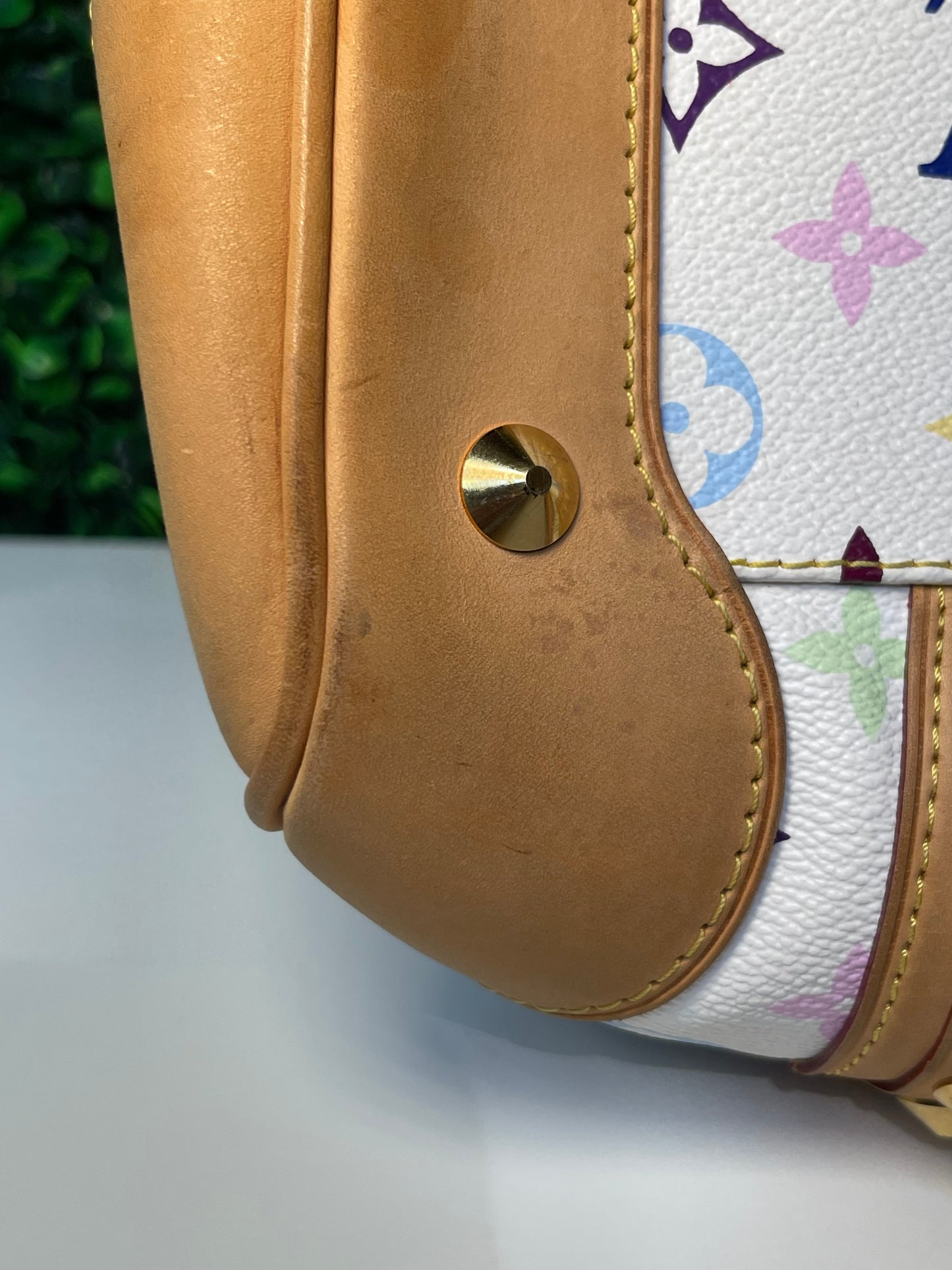 Louis Vuitton White Multicolor Courtney MM