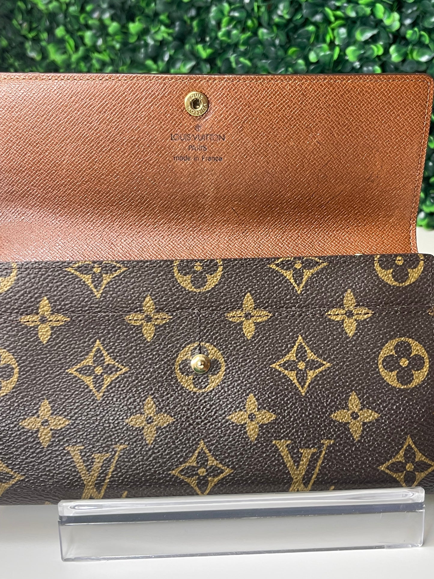 Monogram Portefeiulle Sarah Long Bifold Wallet