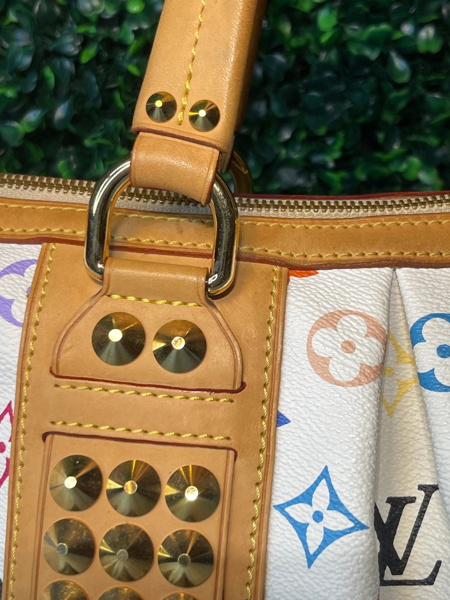 Louis Vuitton White Multicolor Courtney MM