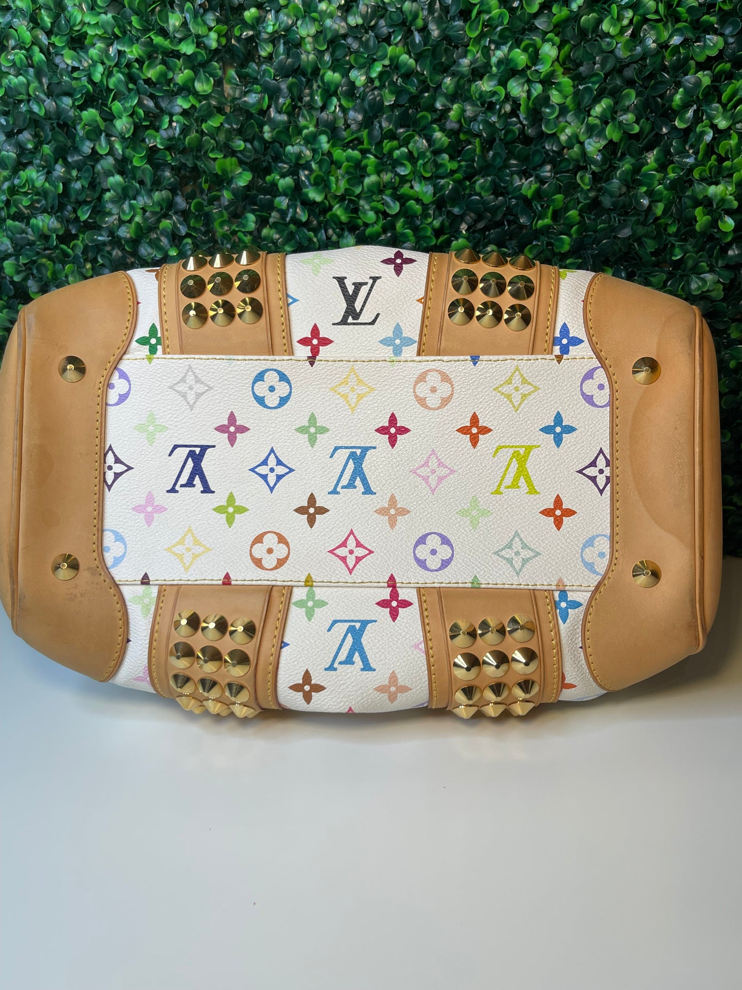 Louis Vuitton White Multicolor Courtney MM