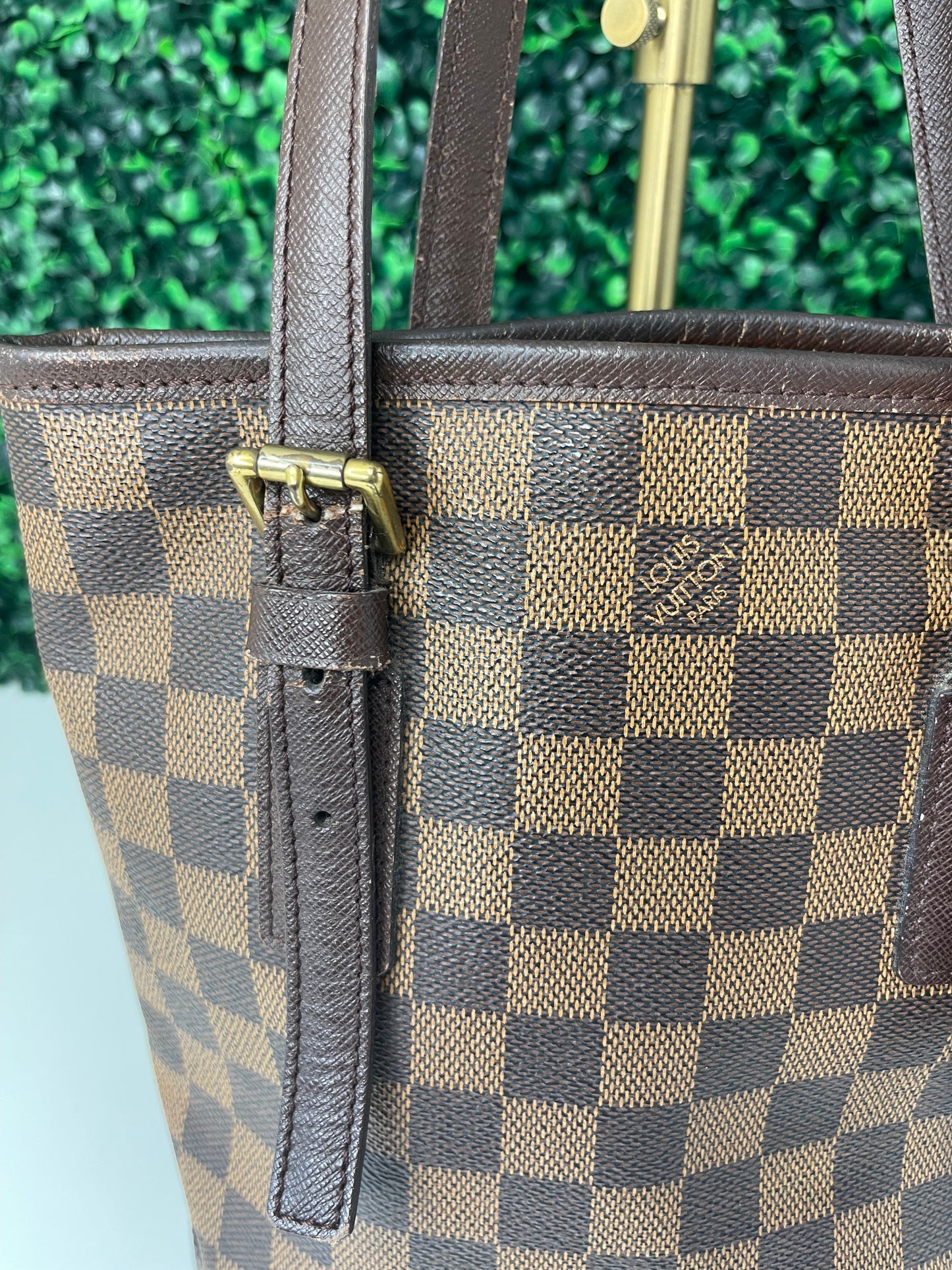 Louis Vuitton Marais Damier Ebene Bucket Bag