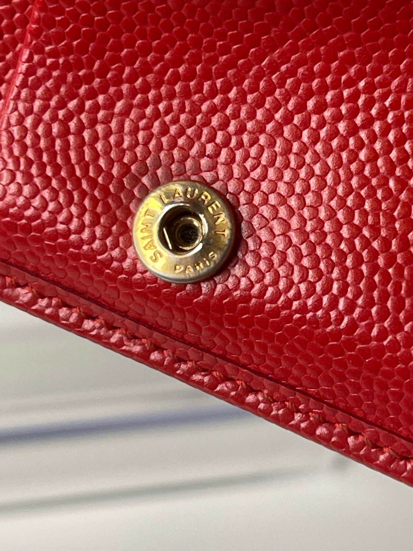 Saint Laurent YSL Compact zip around wallet