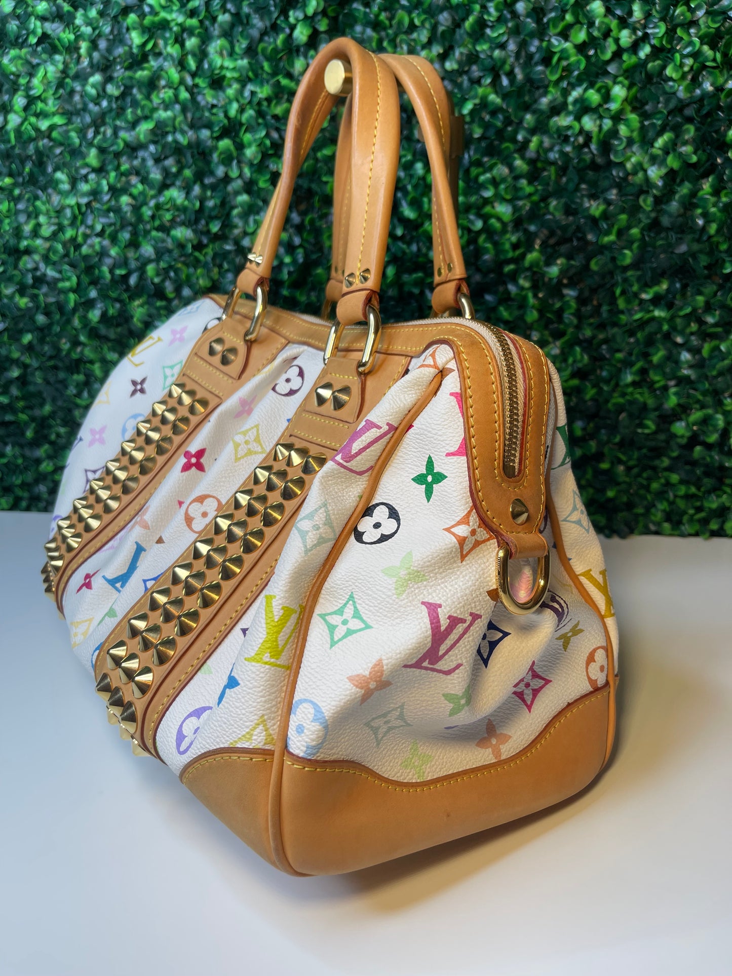 Louis Vuitton White Multicolor Courtney MM