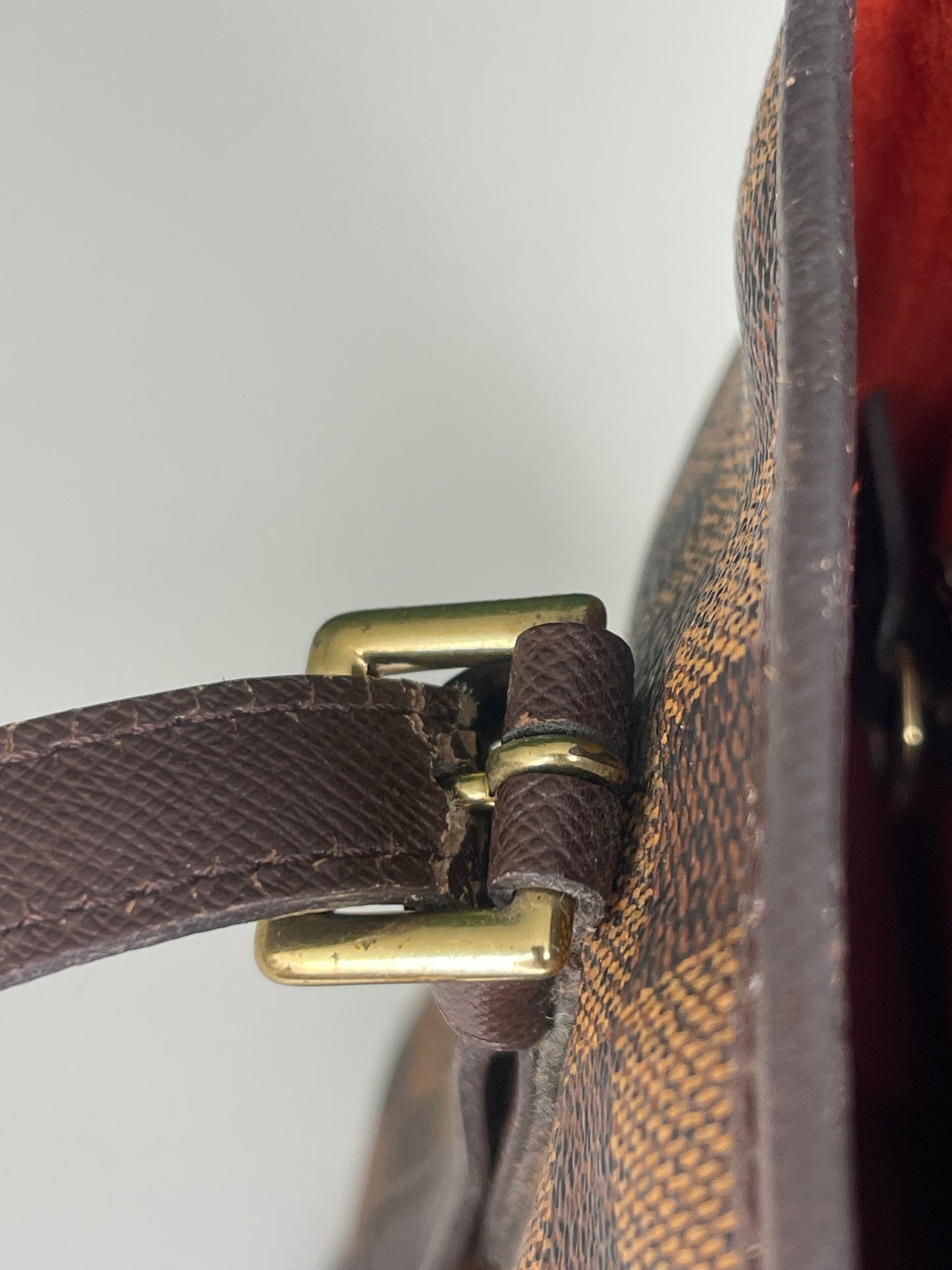 Louis Vuitton Marais Damier Ebene Bucket Bag