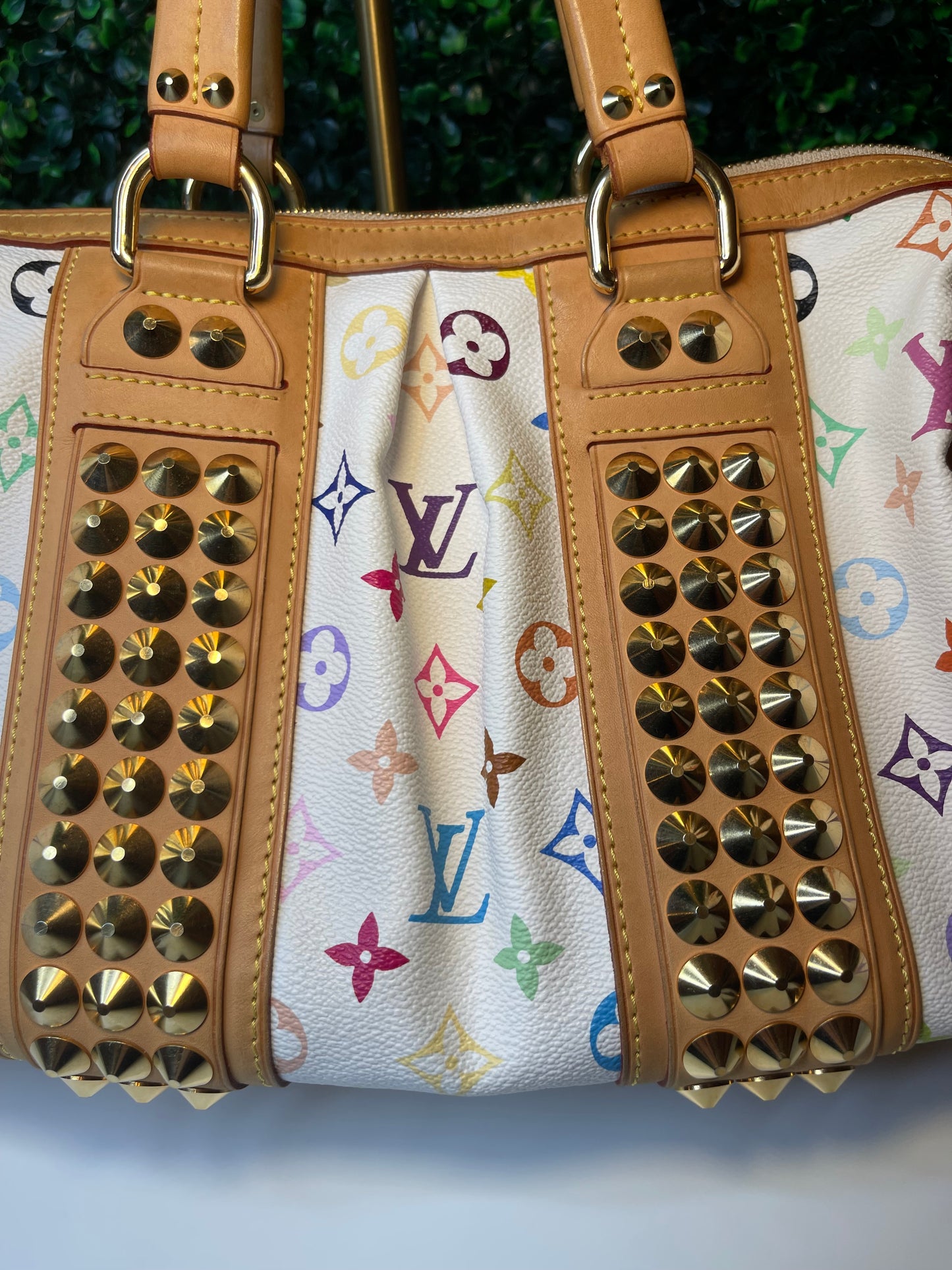 Louis Vuitton White Multicolor Courtney MM
