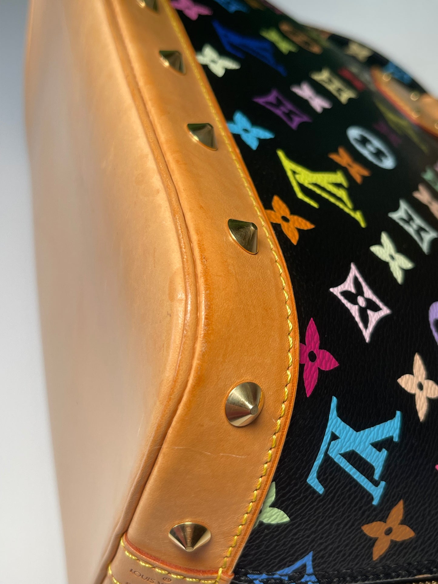 Louis Vuitton Black Multicolor Alma PM