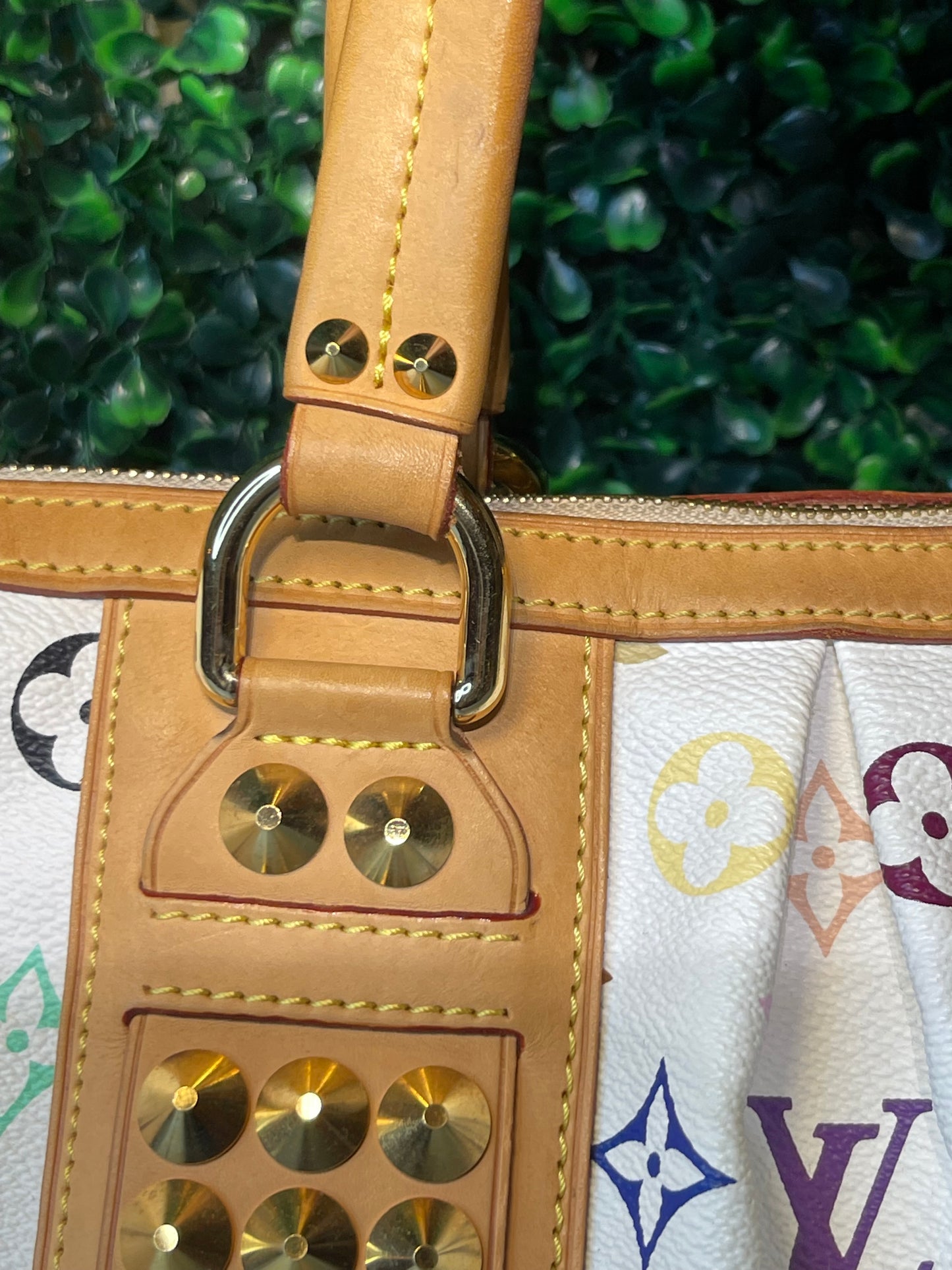 Louis Vuitton White Multicolor Courtney MM