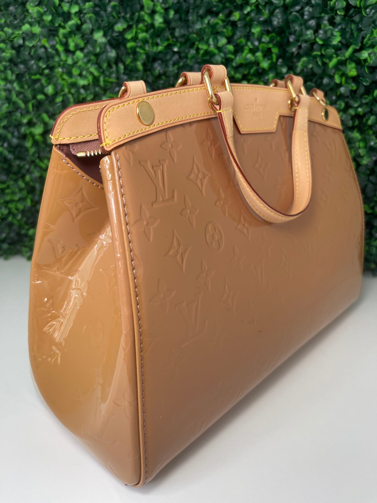 Preowned Louis Vuitton Monogram Vernis Brea MM 2-Way Handbag