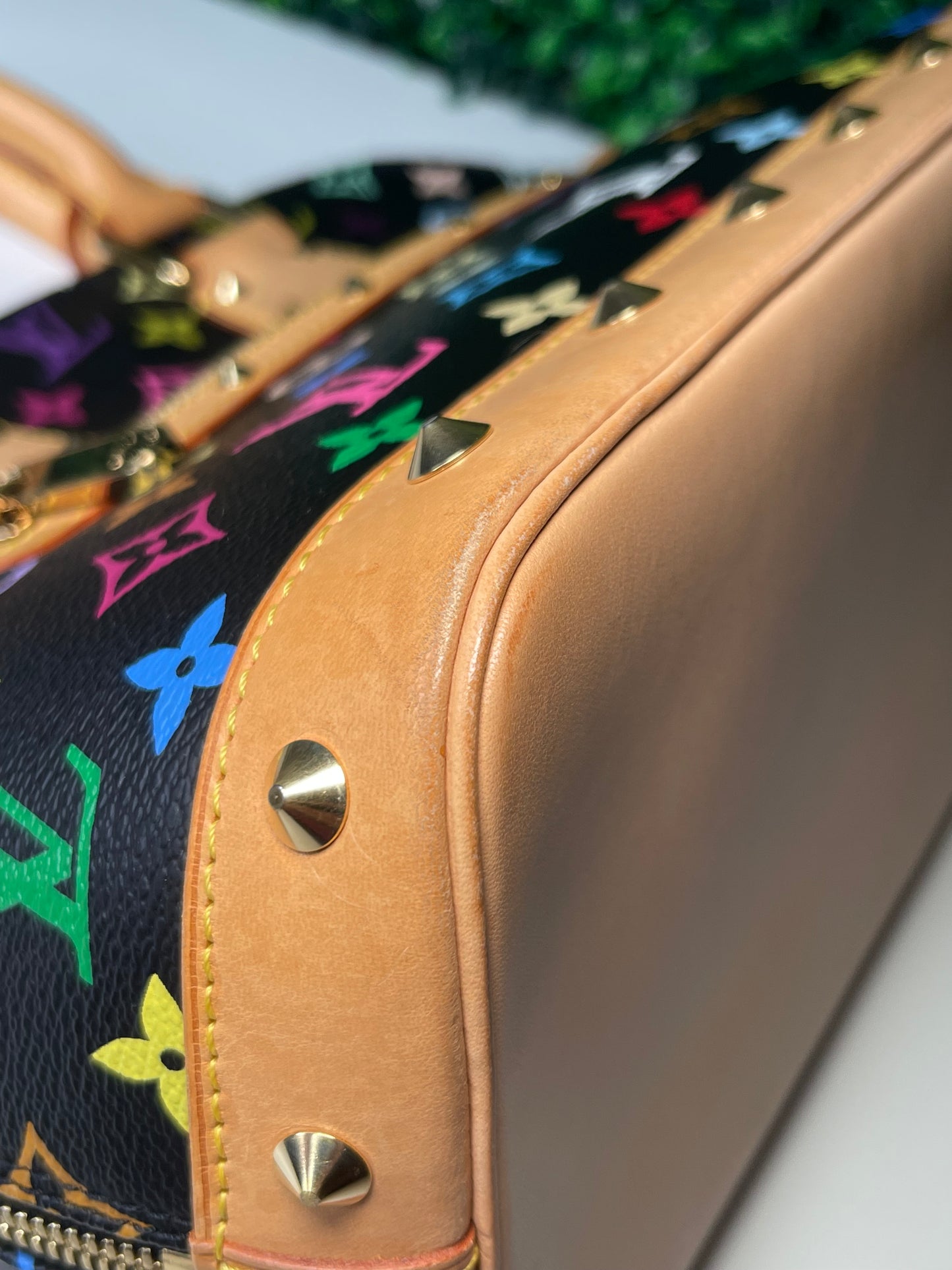 Louis Vuitton Black Multicolor Alma PM