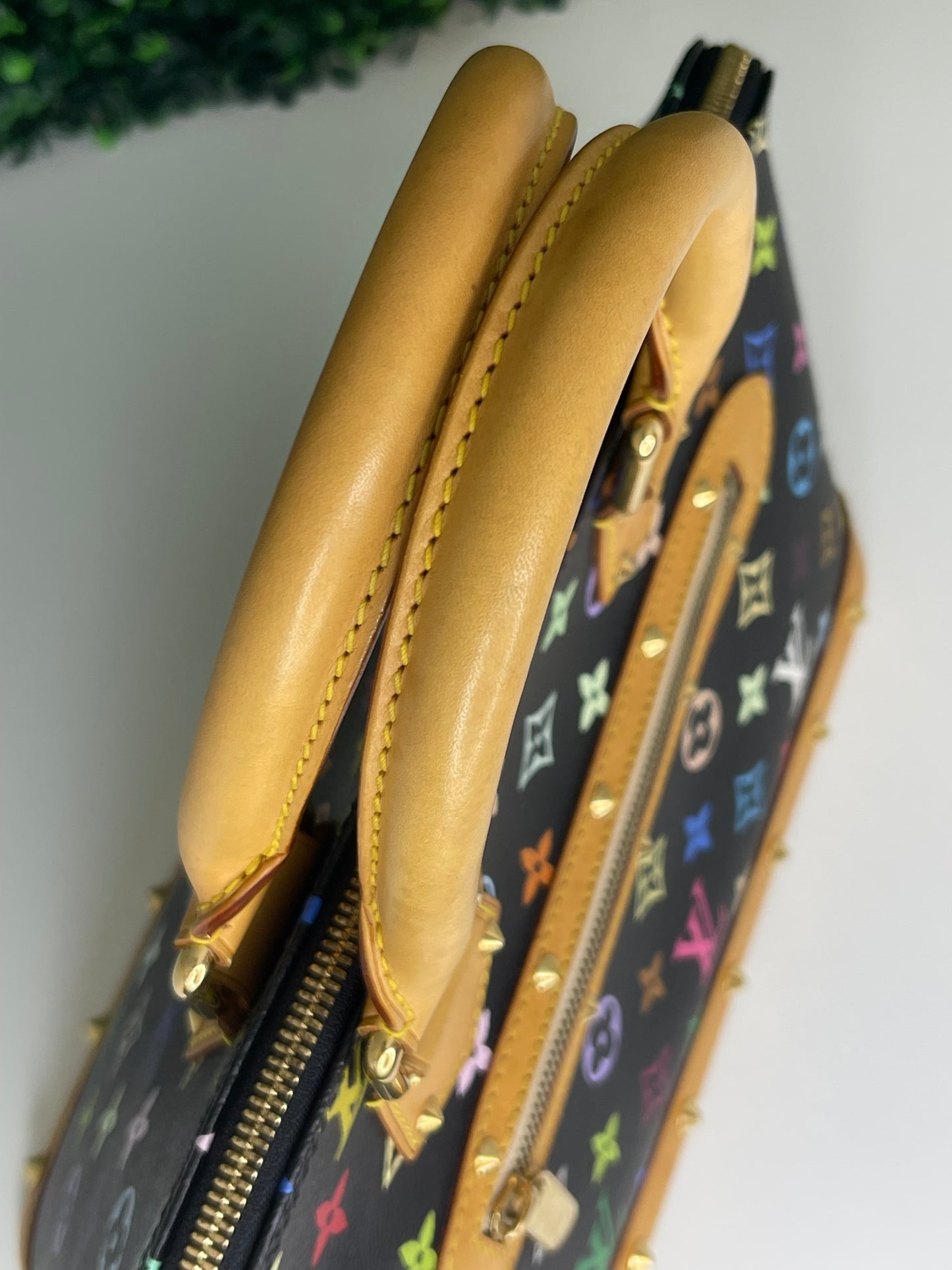 Louis Vuitton Black Multicolor Alma PM