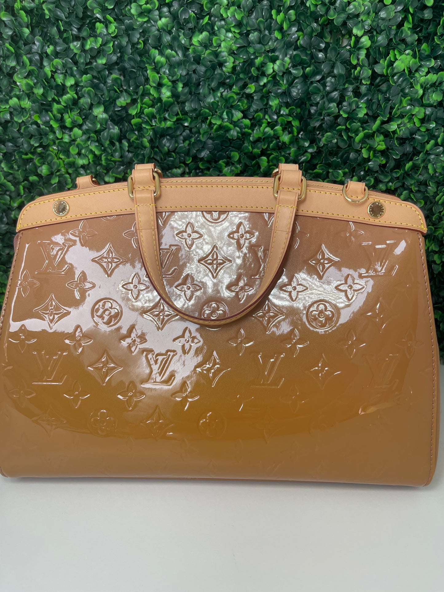 Preowned Louis Vuitton Monogram Vernis Brea MM 2-Way Handbag