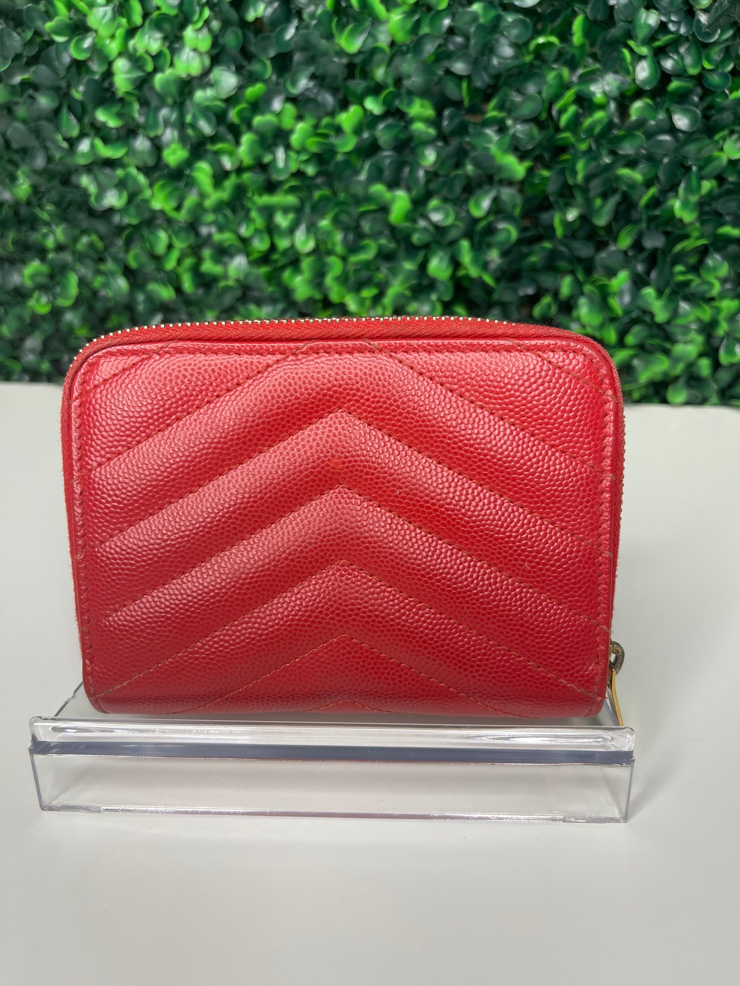 Saint Laurent YSL Compact zip around wallet