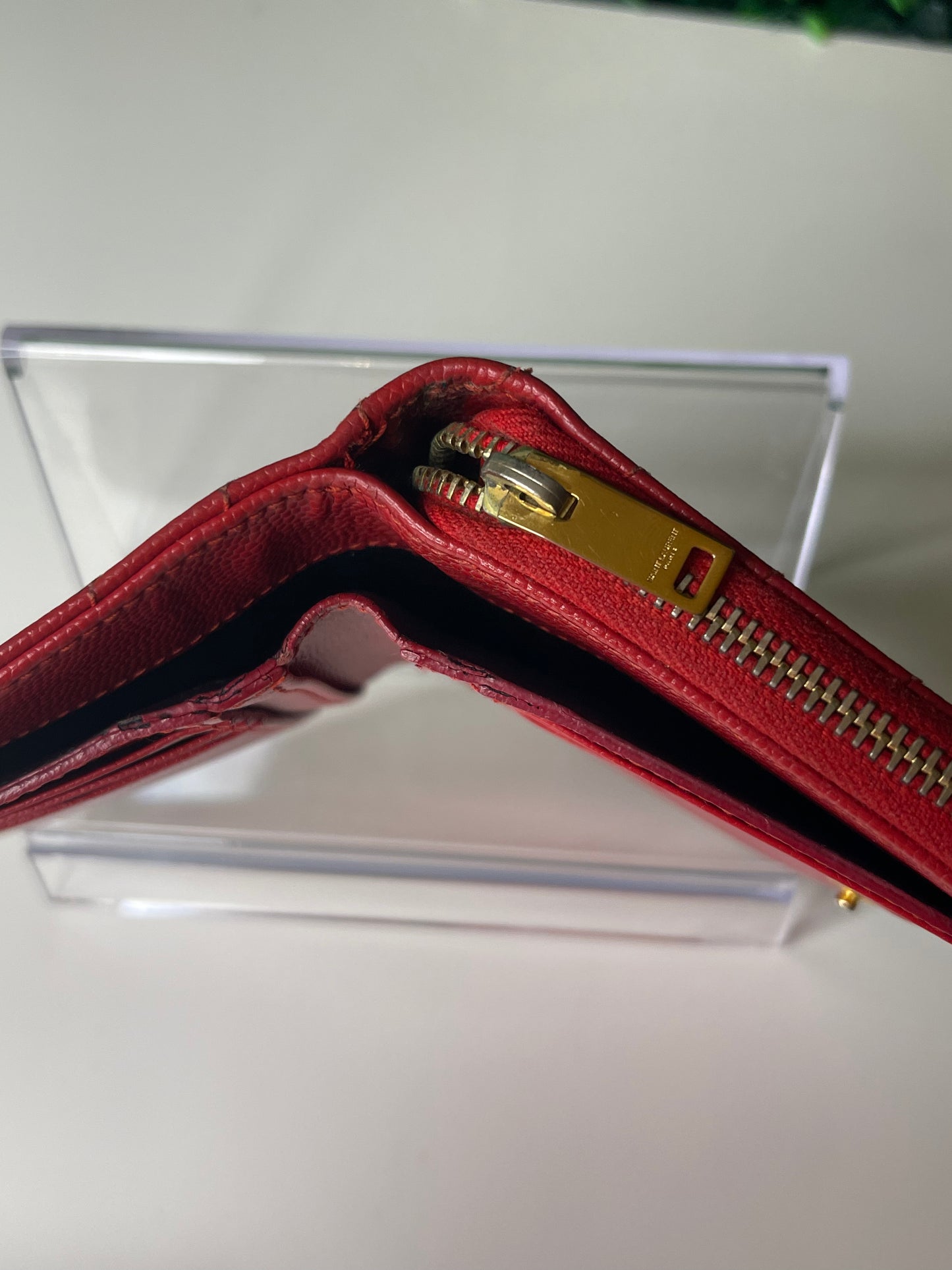 Saint Laurent YSL Compact zip around wallet