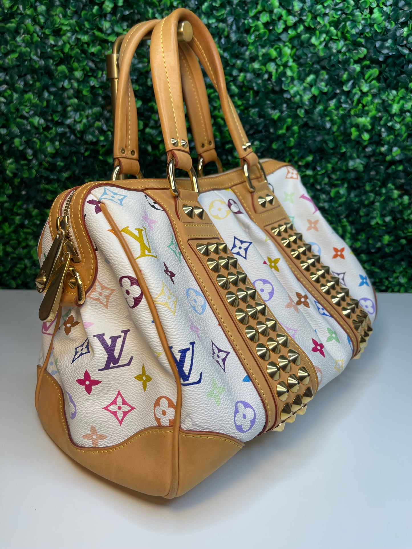 Louis Vuitton White Multicolor Courtney MM