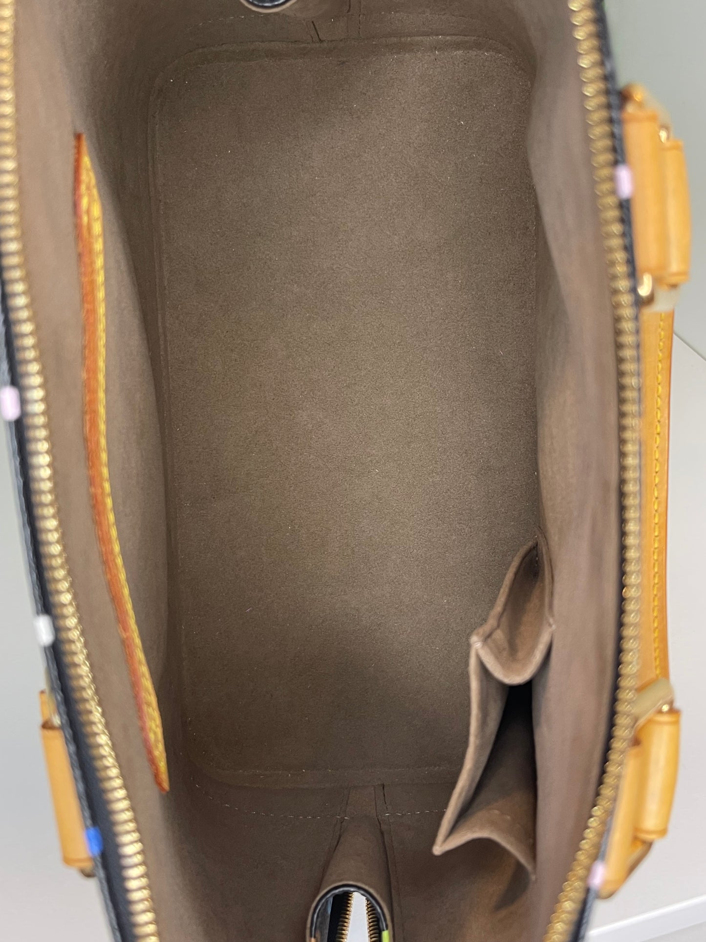 Louis Vuitton Black Multicolor Alma PM