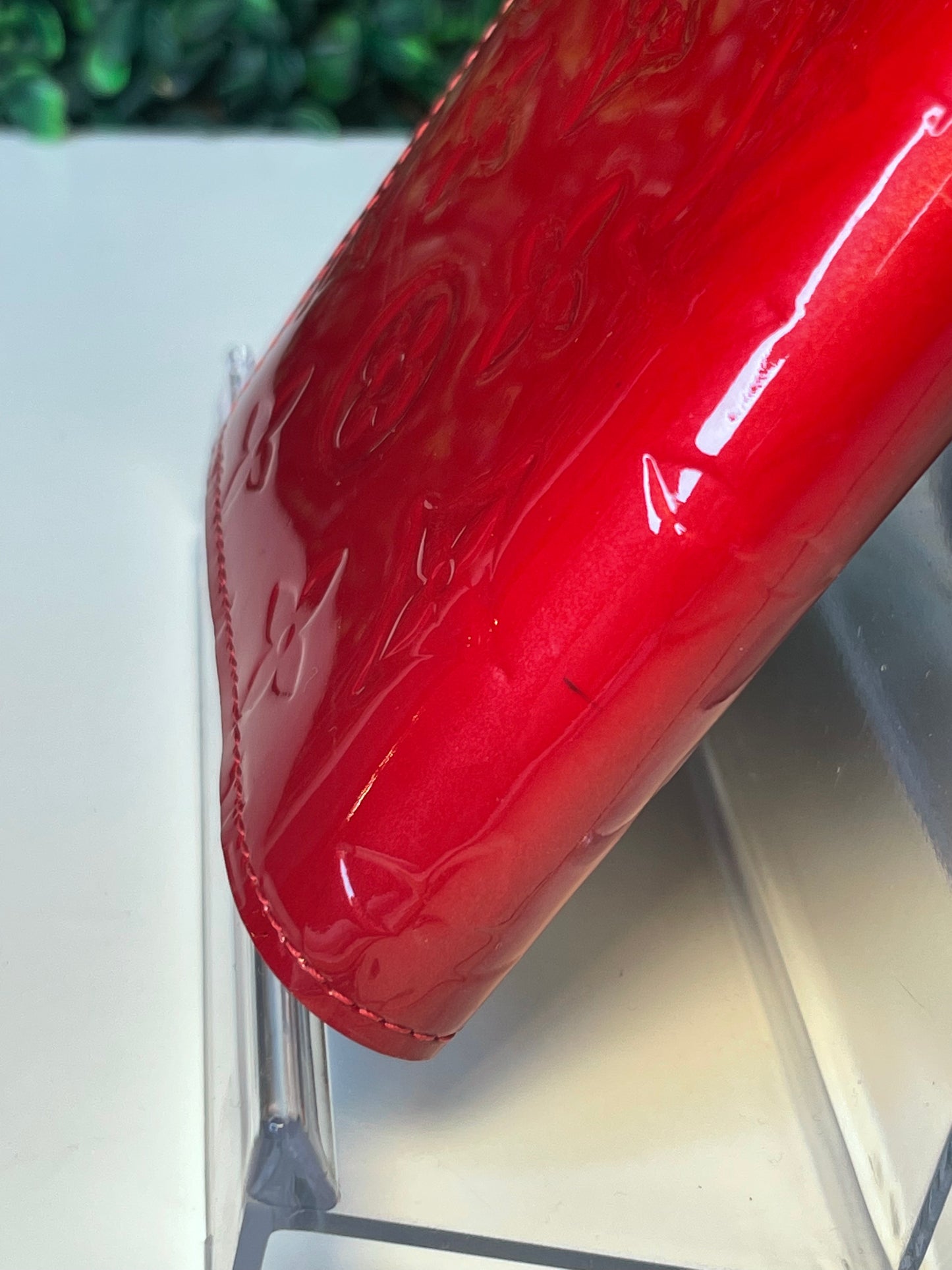 Louis Vuitton Red Vernis Agenda PM