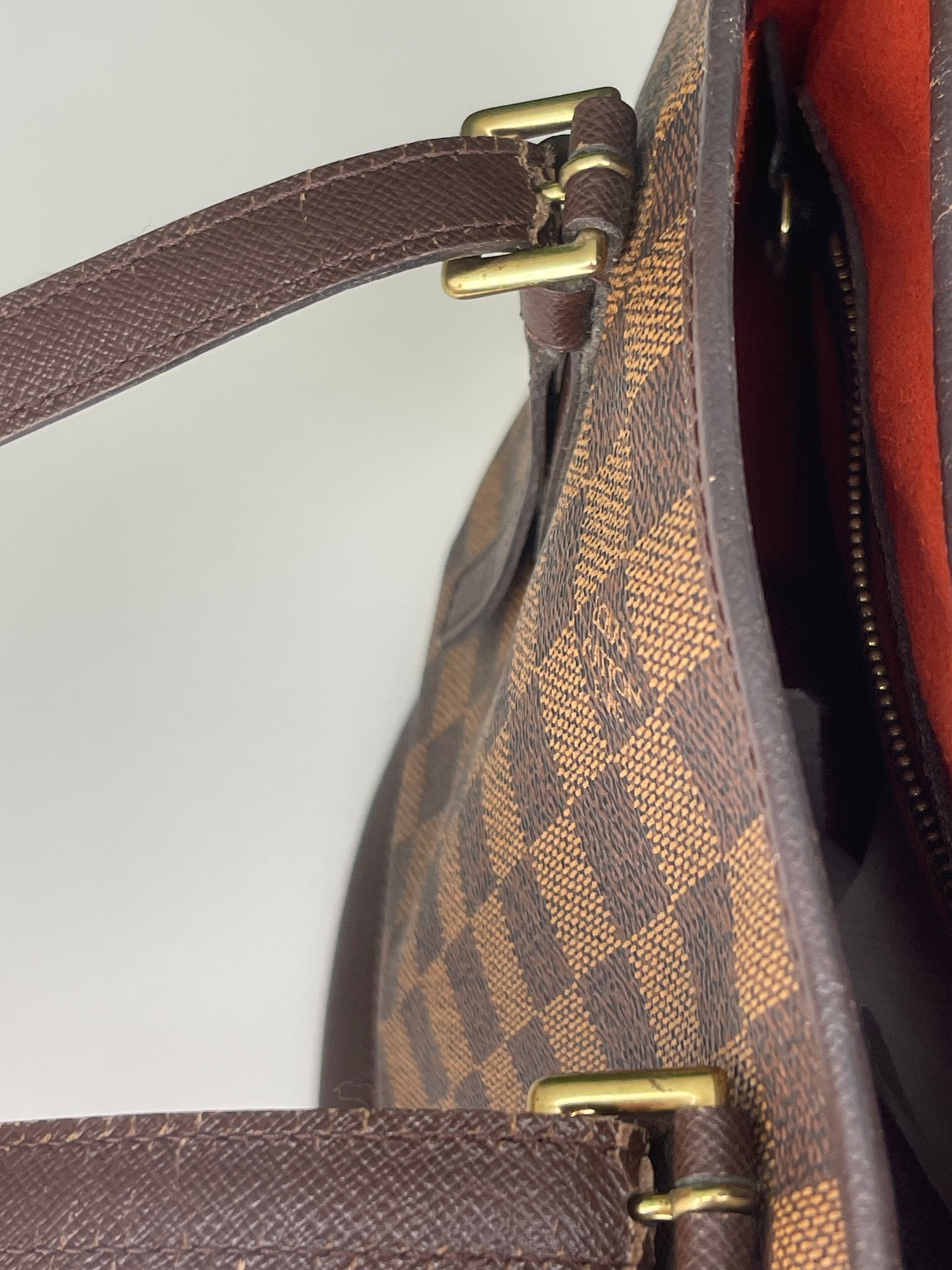 Louis Vuitton Marais Damier Ebene Bucket Bag