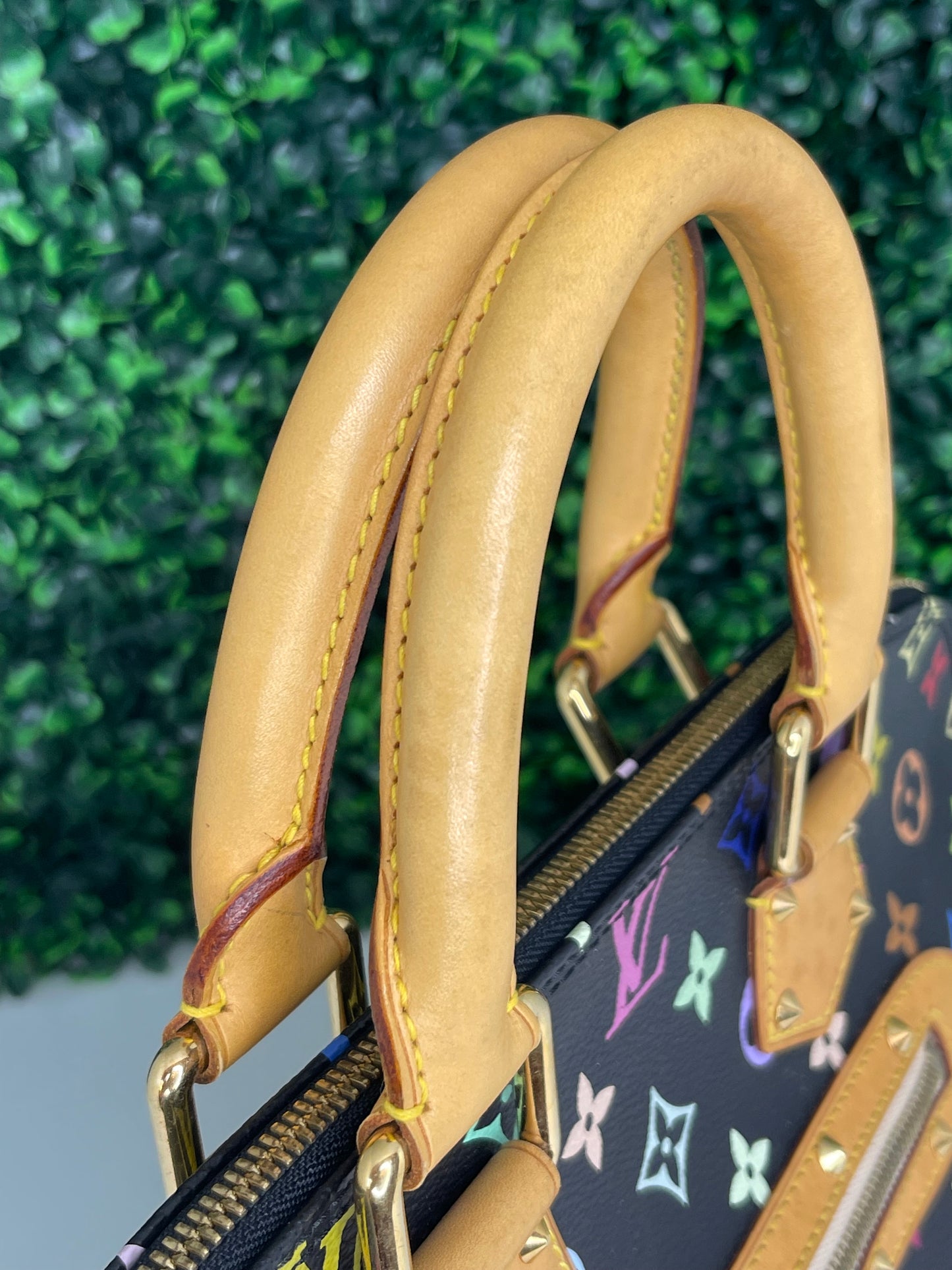 Louis Vuitton Black Multicolor Alma PM