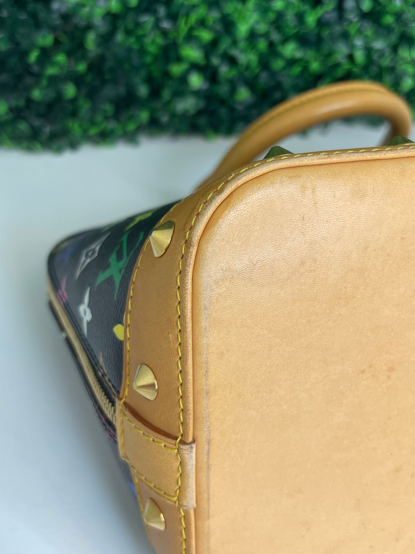 Louis Vuitton Black Multicolor Alma PM