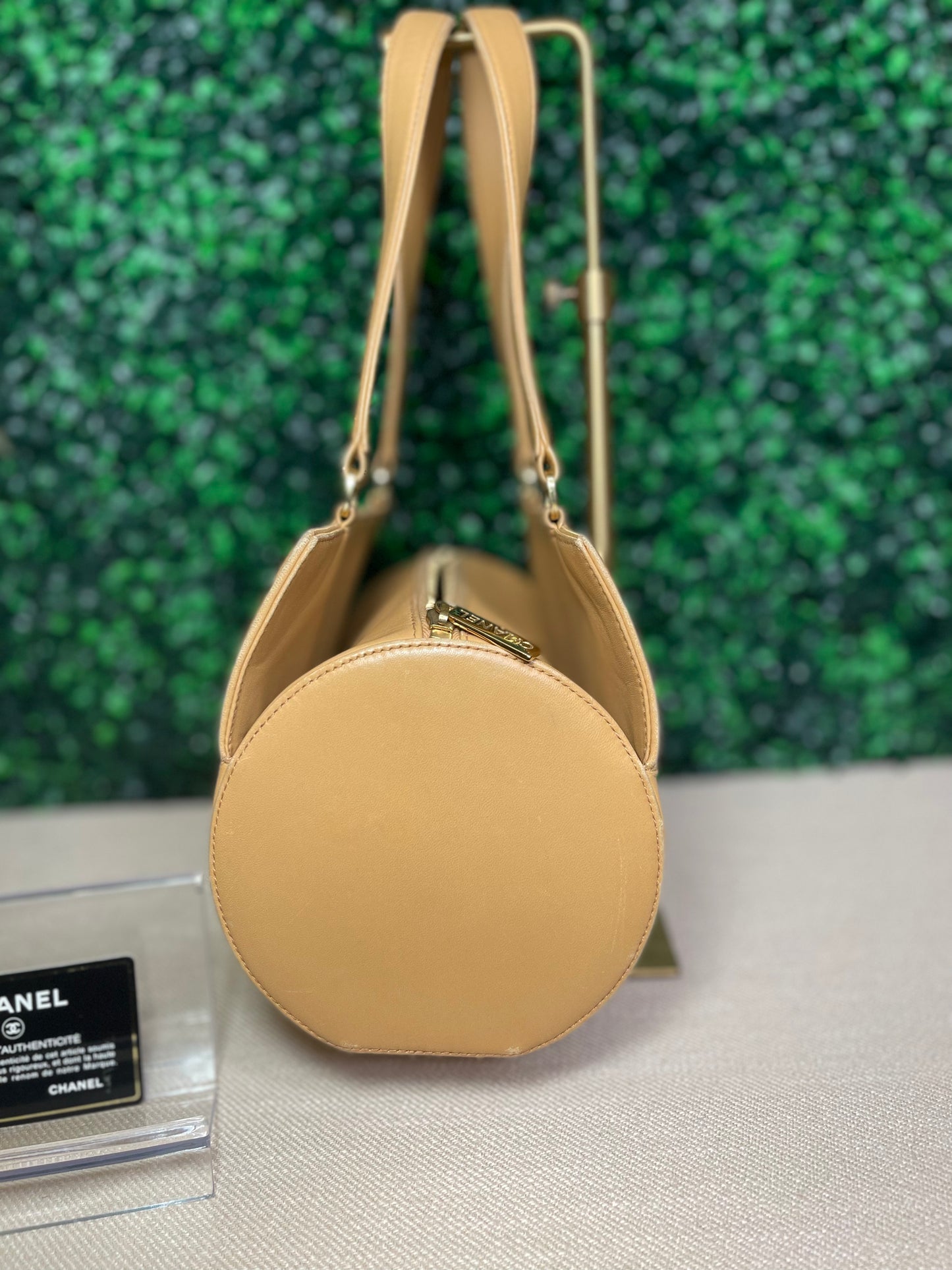 Chocolate Bar Beige Shoulder Bag