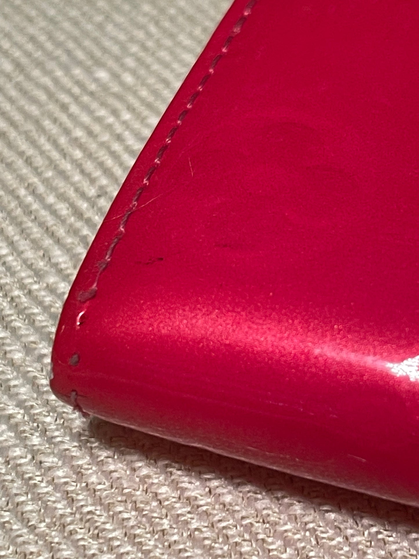 Louis Vuitton Pink Vernis Sarah Long Wallet