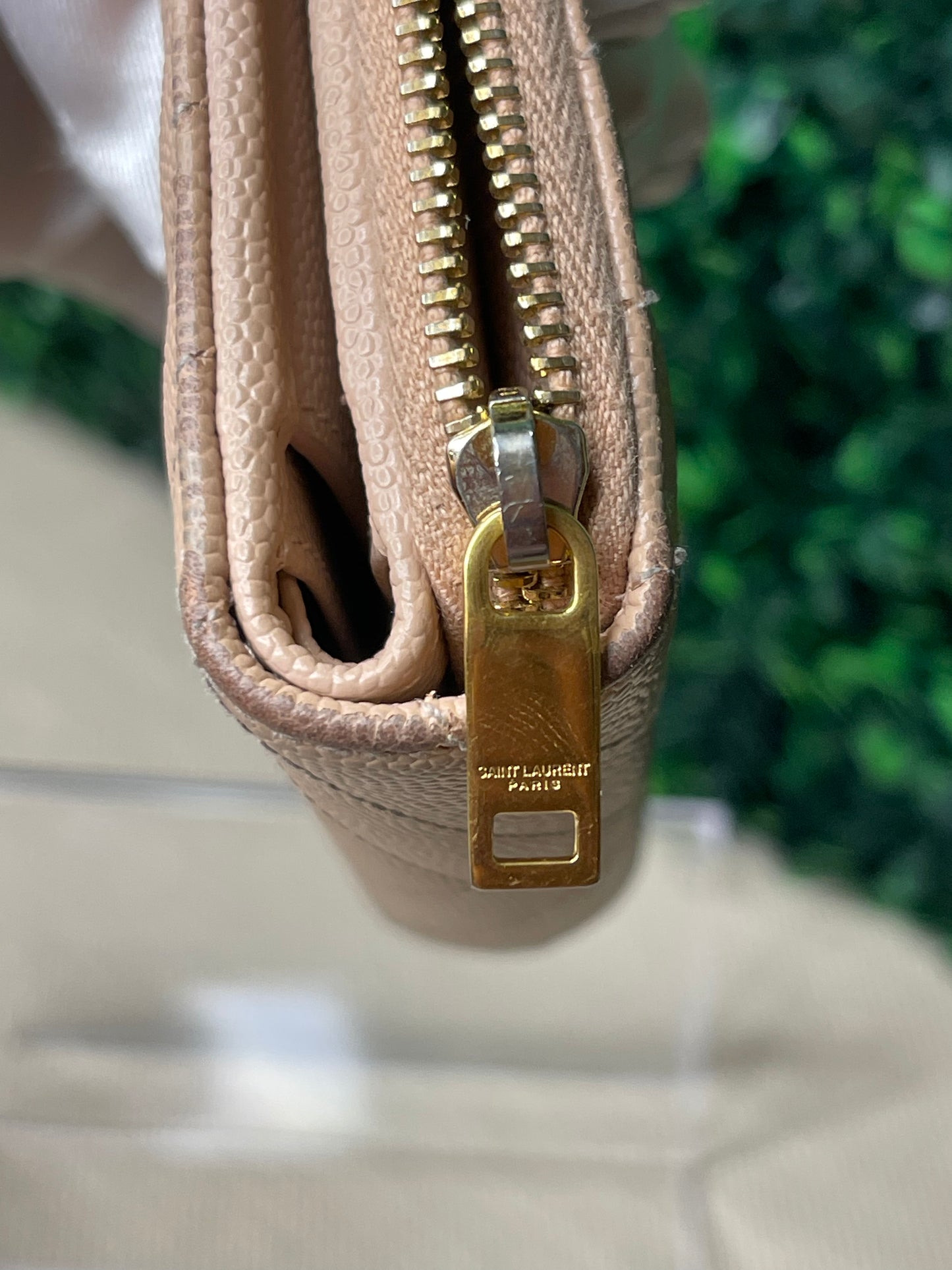 Saint Laurent YSL Compact zip around wallet