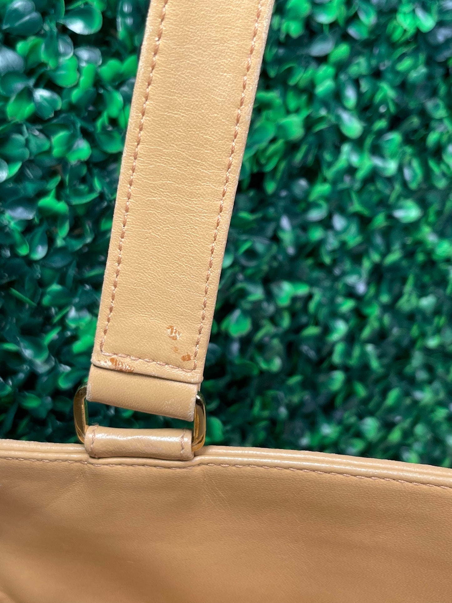 Chocolate Bar Beige Shoulder Bag