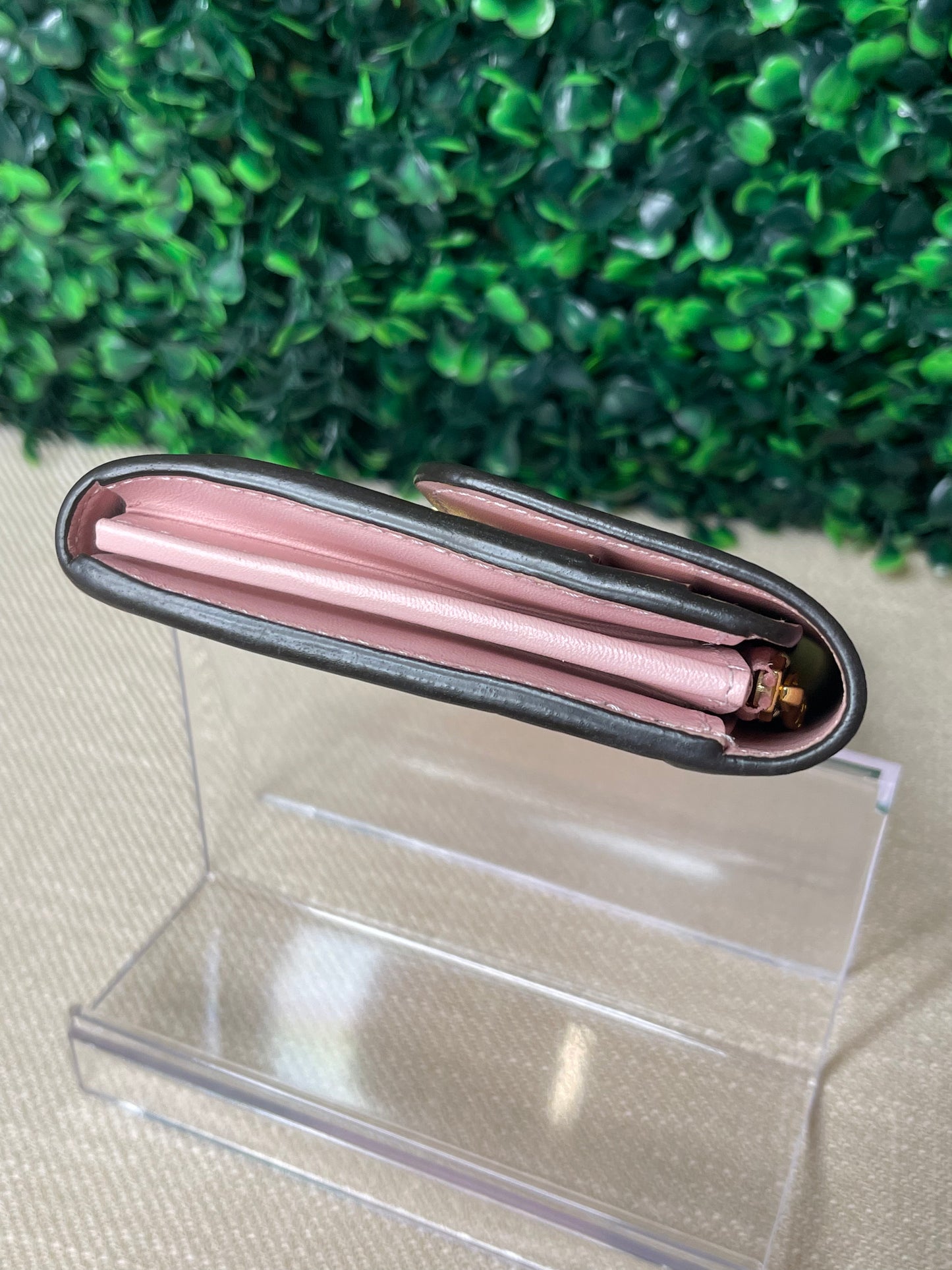 Louis Vuitton Cherrywood Pink Monogram Wallet