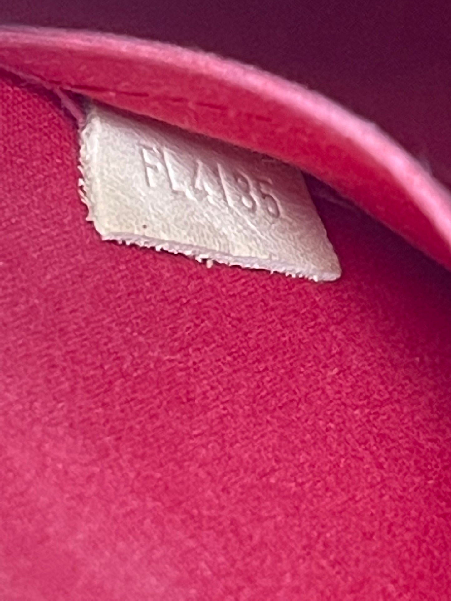 Louis Vuitton Red Vernis Alma PM