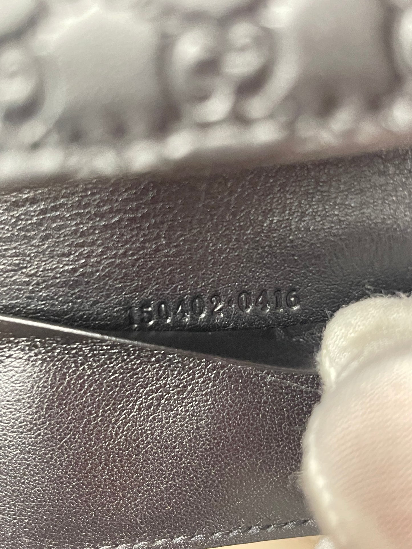 Gucci Black Guccissima 6 Key Holder Case Wallet