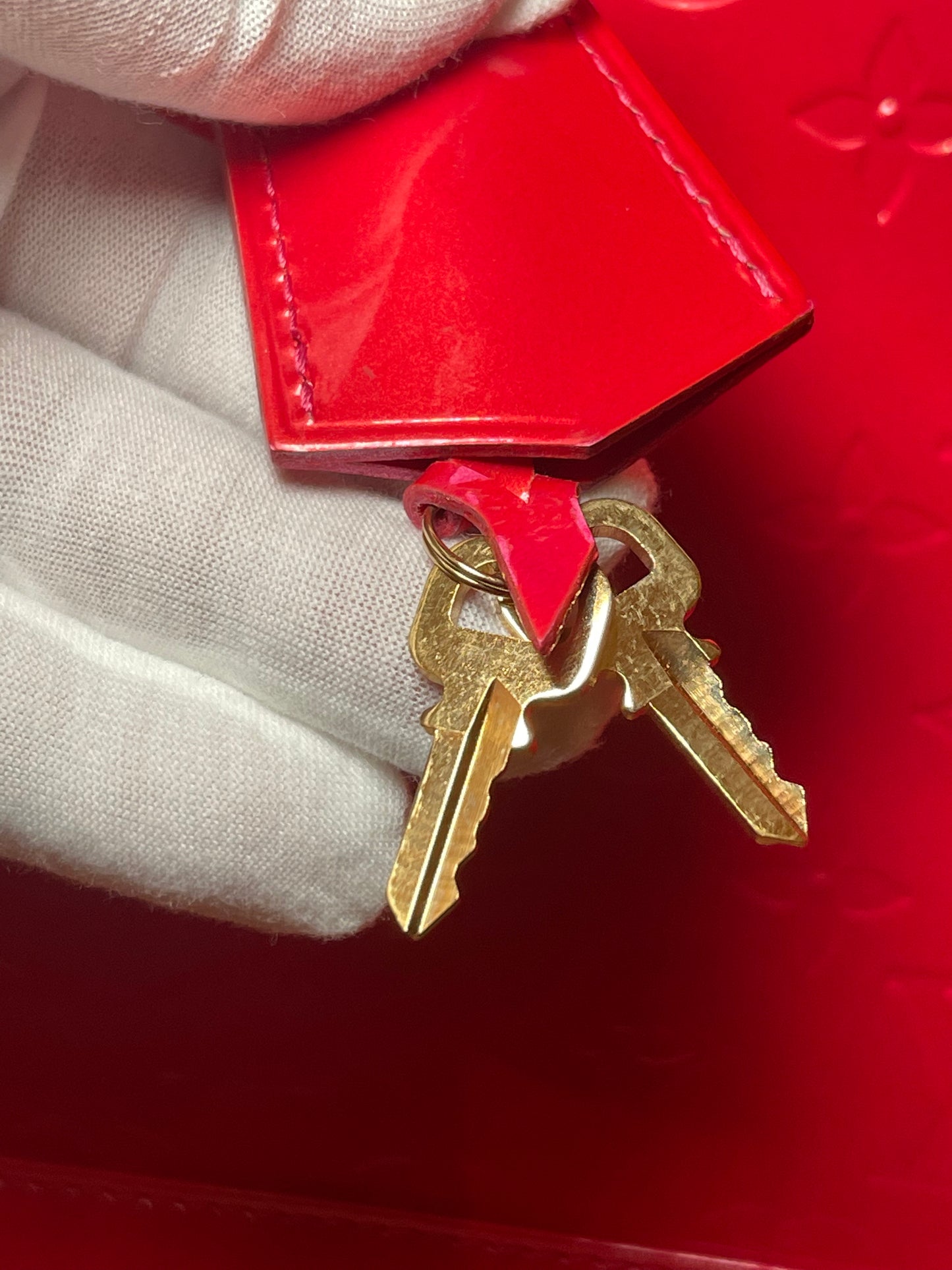 Louis Vuitton Pink Vernis Alma GM