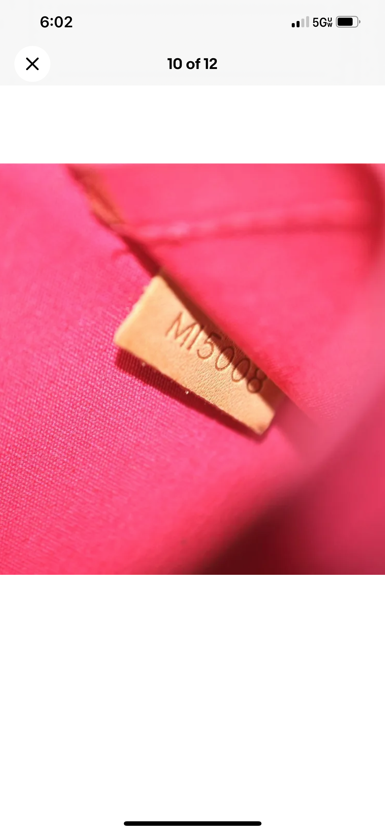 Louis Vuitton Pink Vernis Alma GM