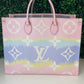 Louis Vuitton|Limited Edition OnTheGo GM | Escale Pastel