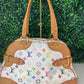 Preowned Louis Vuitton Multicolor Claudia White