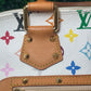 Louis Vuitton White Multicolor Alma PM