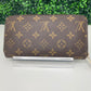 Preowned Louis Vuitton Monogram Zippy Long Wallet