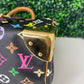 Louis Vuitton Black Multicolor Speedy 30 (SP1014)