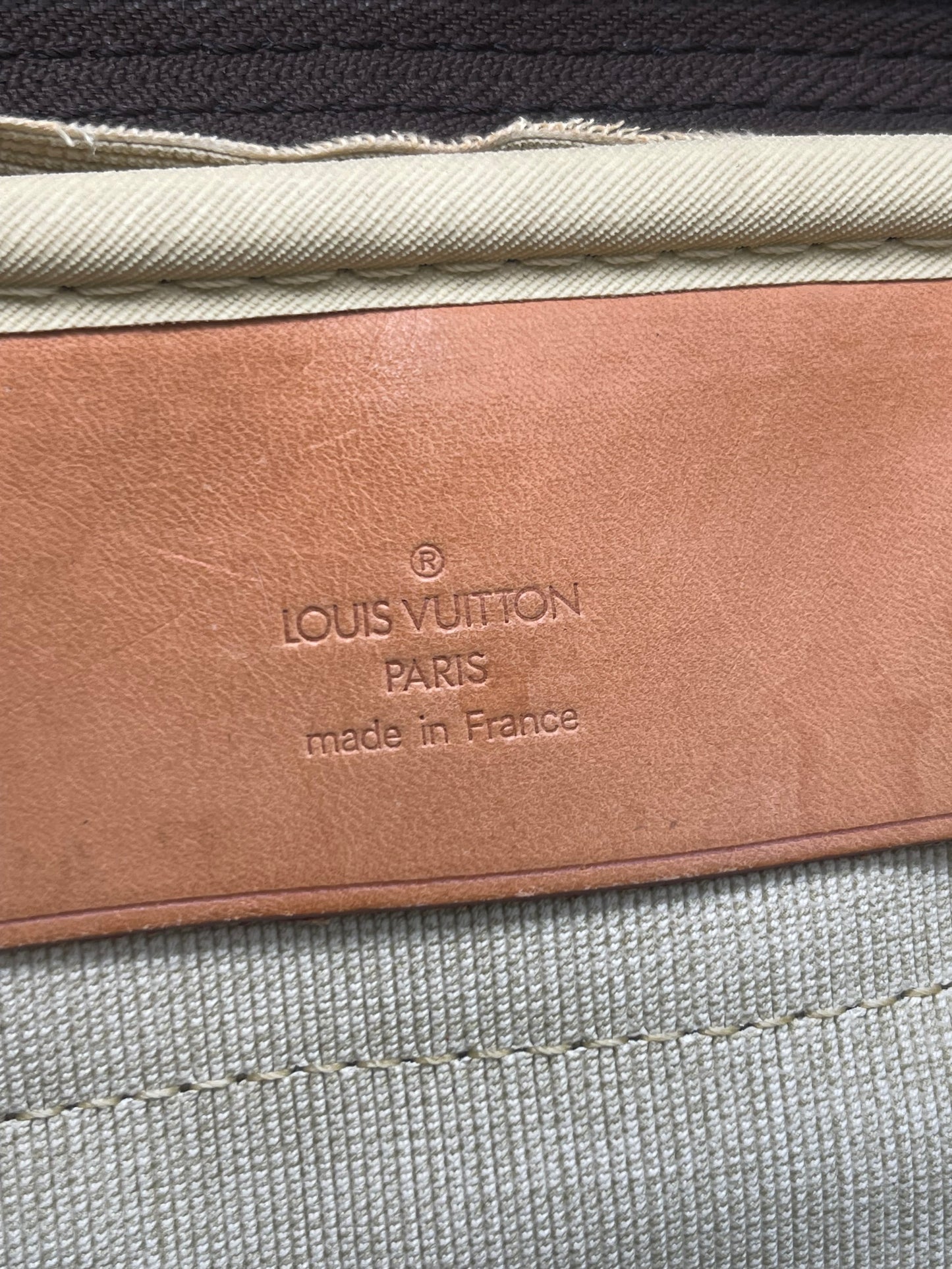 Louis Vuitton Monogram Alize Two Compartment Luggage Travel Bag