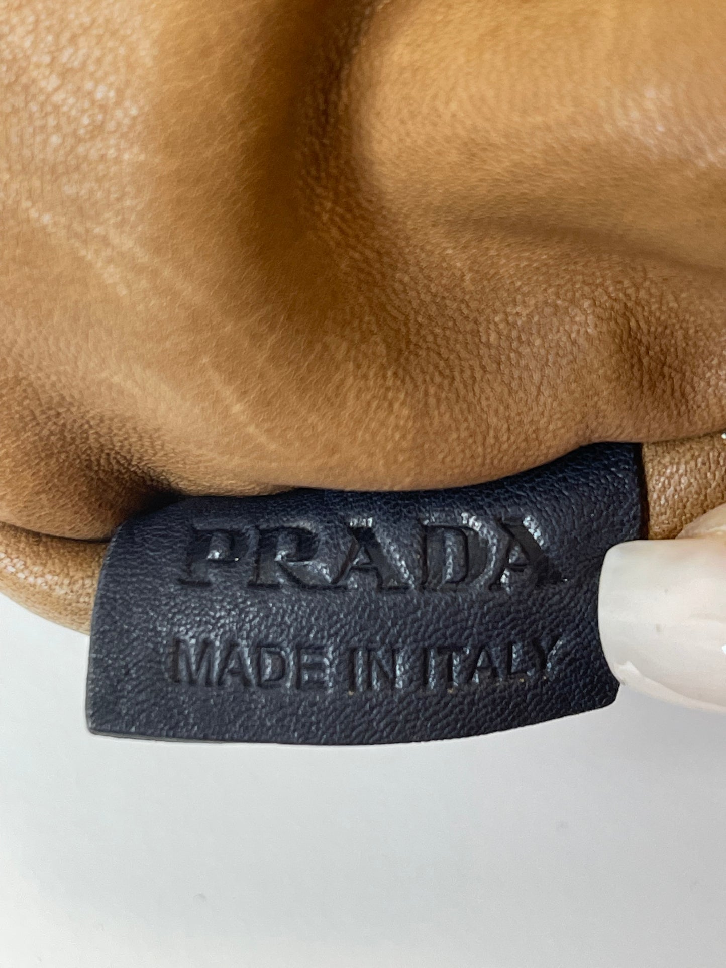 Prada Nappa Aviator Leather Tote