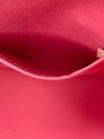 Preowned Louis Vuitton Rose Litchi Vernis Alma PM