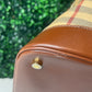 Burberry Coated Canvas Nova Check Handbag