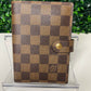 Louis Vuitton Damier Ebene Agenda PM