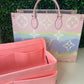 Louis Vuitton|Limited Edition OnTheGo GM | Escale Pastel