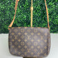 Louis Vuitton Musette Tango Handbag Monogram Canvas