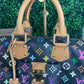 Louis Vuitton Black Multicolor Speedy 30 (SP1014)