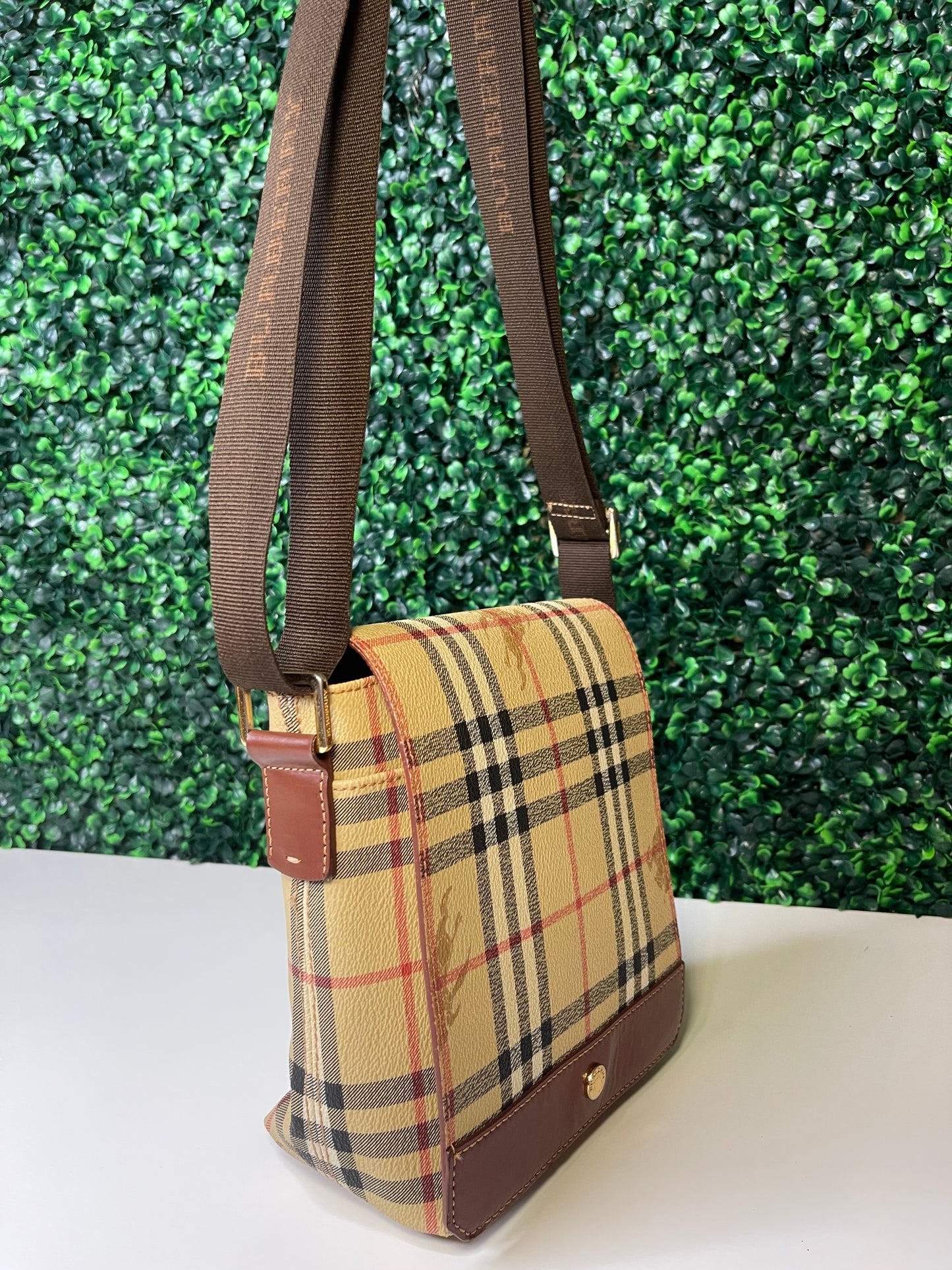 Burberry Nova Check Crossbody Shoulder Bag