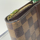 Louis Vuitton Compact Zipper Bifold Wallet Damier Ebene