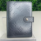 Louis Vuitton Blue Matte Agenda PM